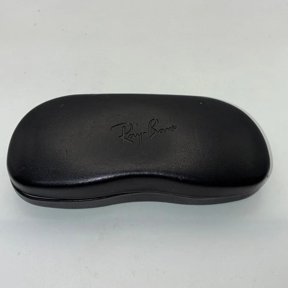 Ray-Ban Black Hard Clamshell Sunglasses Eyeglasses Case Felt Lined Accessory‎